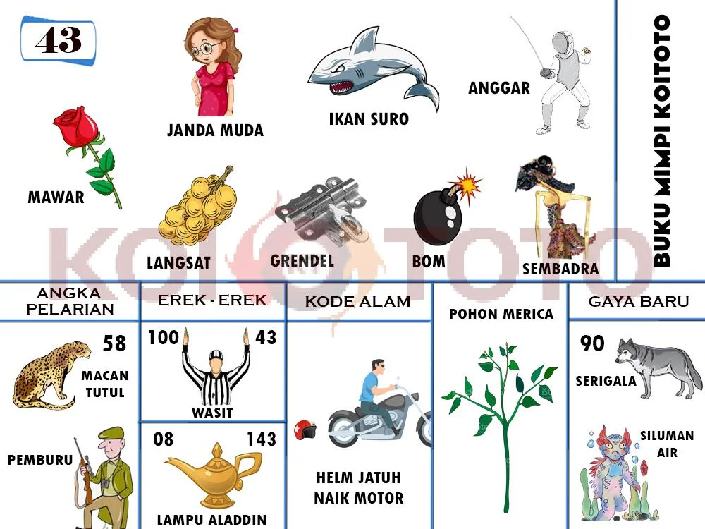 buku mimpi erek erek togel 43
